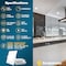 Sunperian 6 Inch Square Ultra Thin LED Recessed Downlights 5 CCT 2700K-5000K 12W 1000LM Dimmable 12-Pack SP34243-12PK - alternate 6